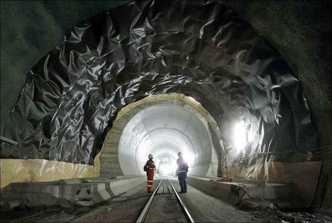 بزرگترین تونل جهان به روایت تصویر