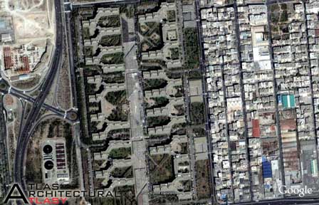 شهرک اکباتان از آسمان “جاوید شاه” خوانده می شود؟! شهرک اکباتان جاوید شاه